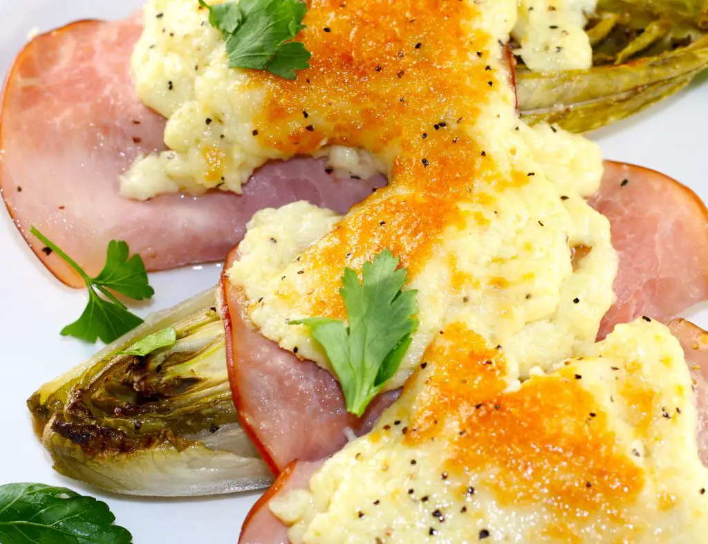 Endive With Ham and Mornay Sauce
