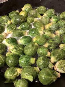 Brussels Sprouts Pan Fried
