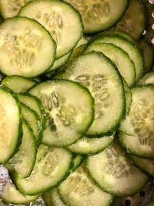 Salted cucumber