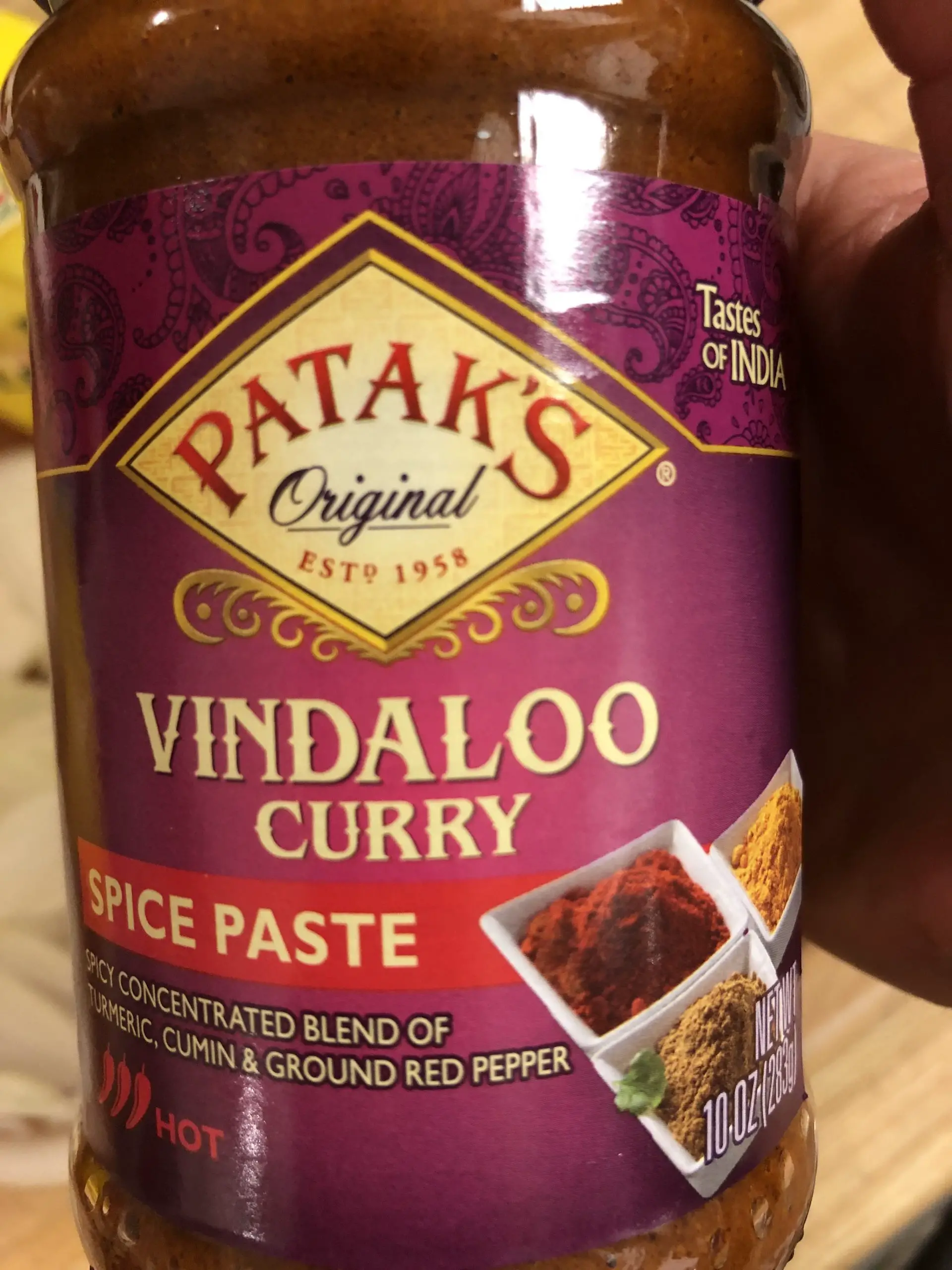 Patak's Vindaloo Curry Paste