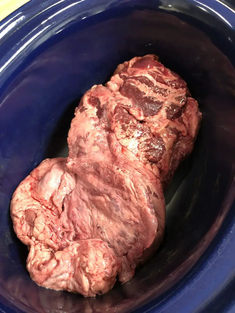 beef cheek meat in a crock pot