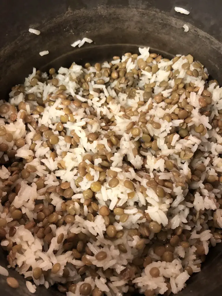 rice and lentils