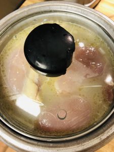 Hainanese Chicken Rice in a rice cooker