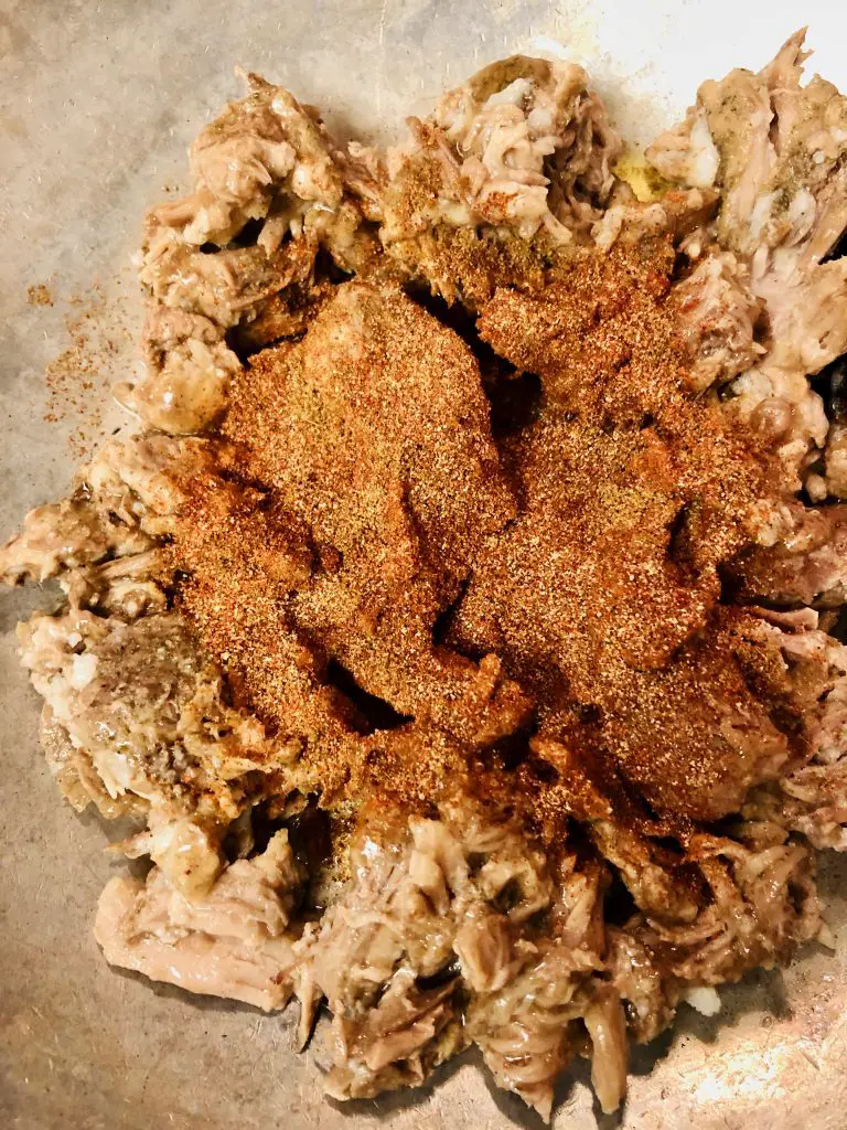 Pork shoulder and spices