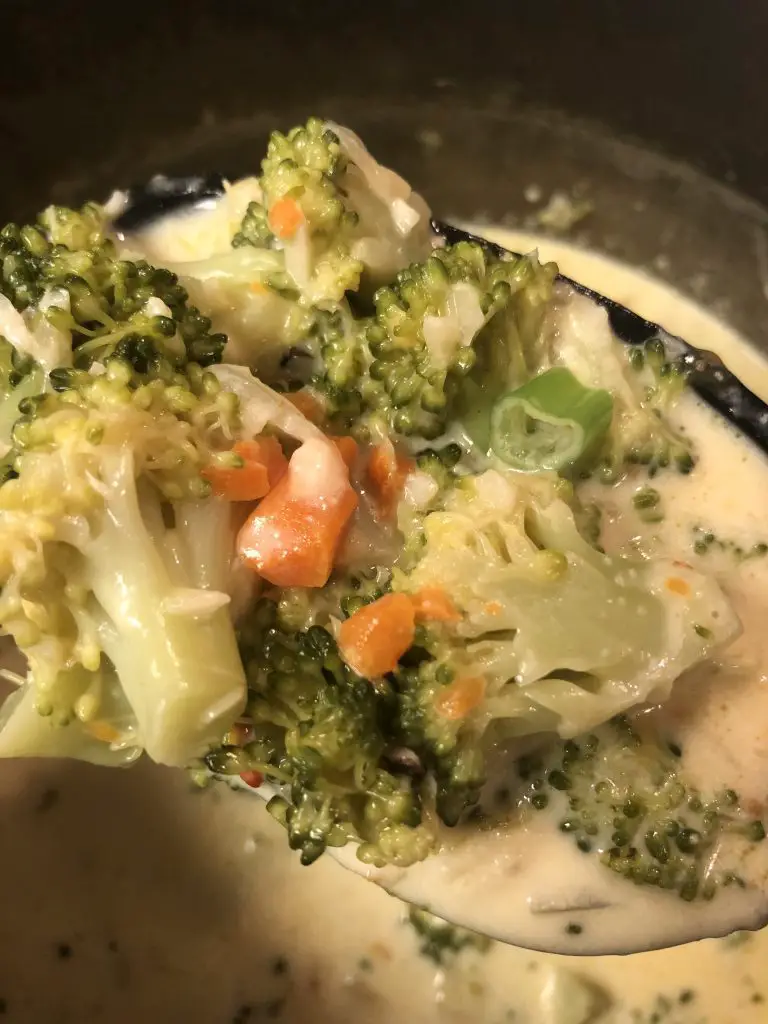 The BEST Spicy Broccoli Cheddar Soup