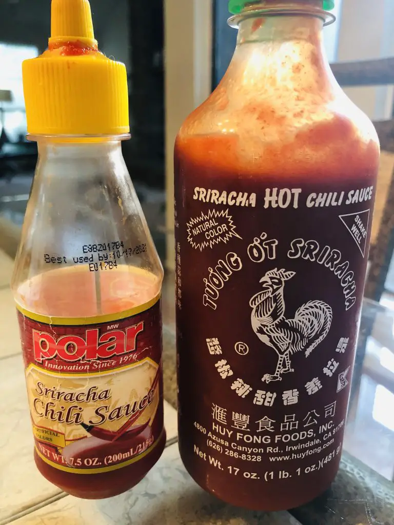 Polar and Huy Fong Sriracha Sauce