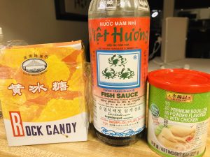 Rock Candy, Fish Sauce, Chicken Bouillon