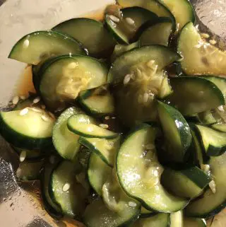 Japanese pickled cucumber