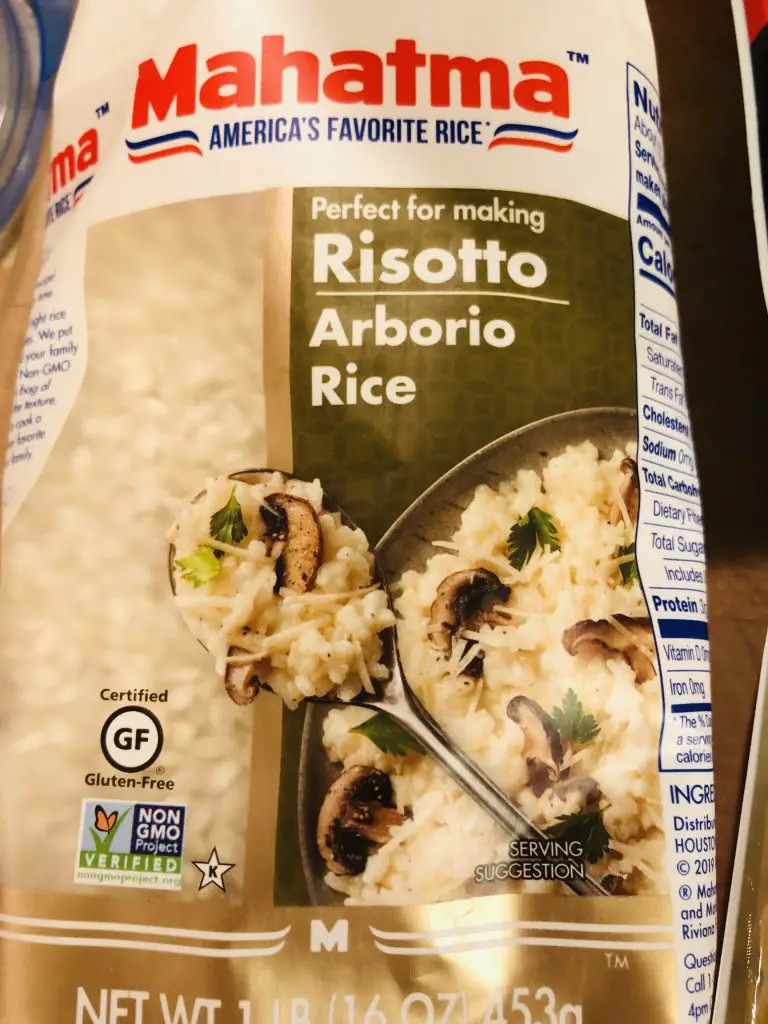 Package of Mahatma Arborio Rice