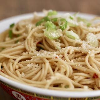 Garlicky, Buttery, and Cheesy Asian Noodles!