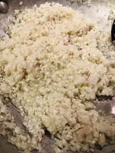 Kochani rice in a skillet