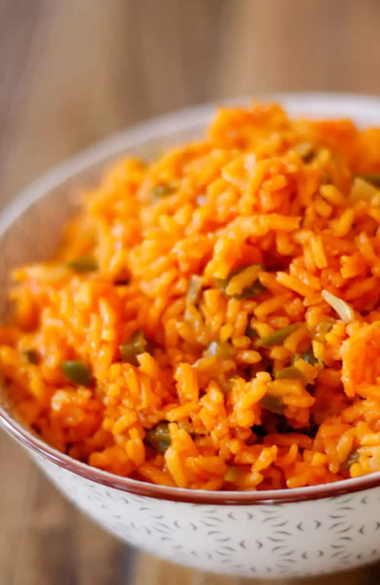 Spicy Mexican Rice in a bowl