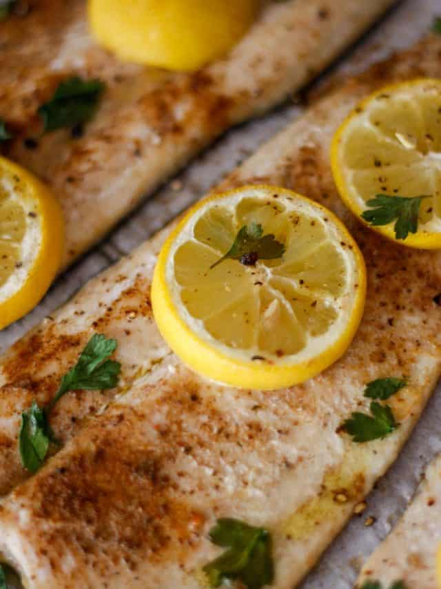 Easy Baked Rainbow Trout Recipe With Old Bay Seasoning